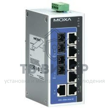Коммутатор PoE
 EDS-208A-MM-SC-0