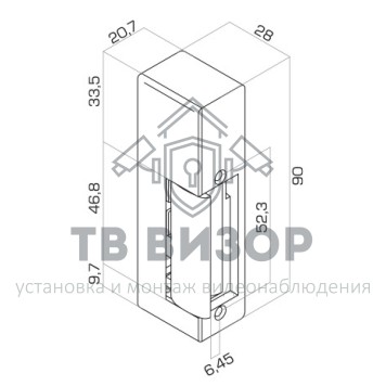 Защёлка электромеханическая
 O&C 20.0.00.B-1