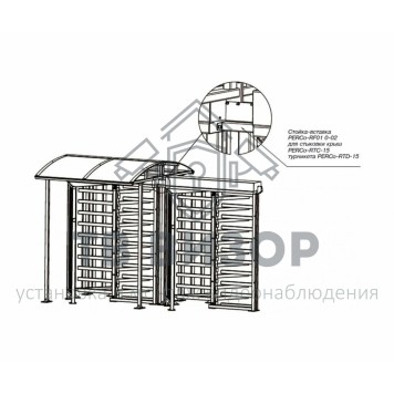 Ограждение полноростовое
 PERCo-RF01 0-02-0