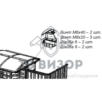 Ограждение полноростовое
 PERCo-RF01 0-09-0
