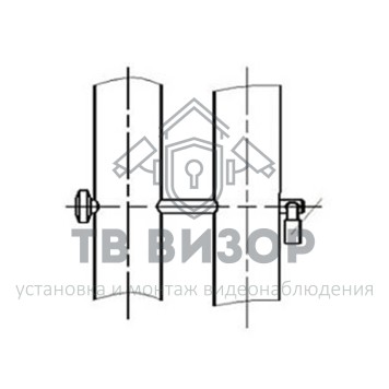 Ограждение полуростовое
 Замок для ОС2ак ХРОМ (0605)-1