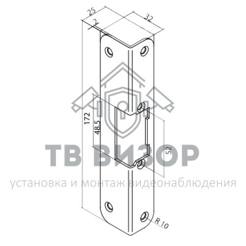 Планка ответная
 O&C F 17-1