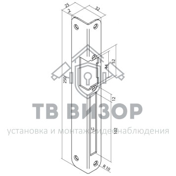 Планка ответная
 O&C F 12-1