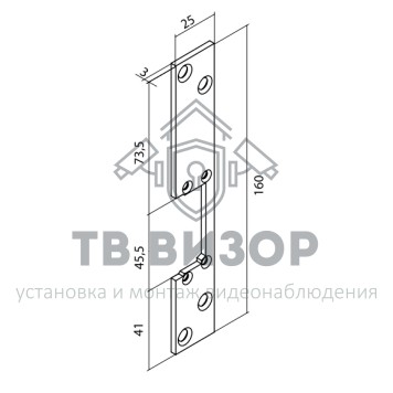 Планка ответная
 O&C F 76-0