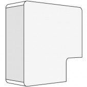 Угол плоский
 APM 22x10 Угол плоский белый (розница 4 шт в пакете, 20 пакетов в коробке) DKC (00407R) кратно 80шт