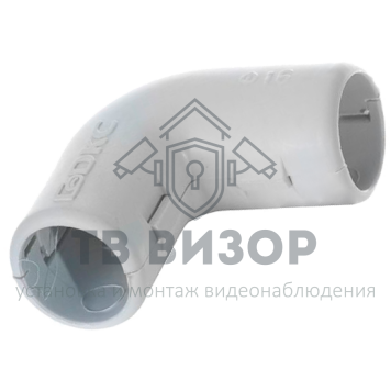 Соединитель угловой
 Колено открывающееся, 90 град., IP40, д.16мм DKC (50516) кратно 100шт-0
