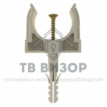 Держатель
 Держатель с защелкой и дюбелем, д.32мм DKC (51332) кратно 150шт-0