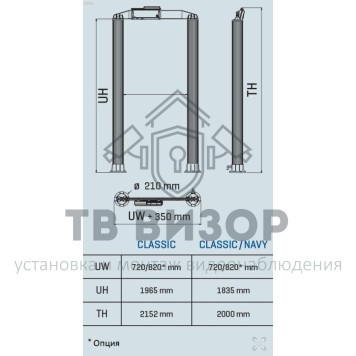 Арочный металлодетектор
 CLASSIC-1