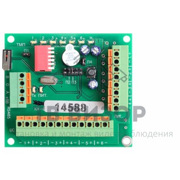 Модуль концентратора шлейфов
 KX-6-1-0