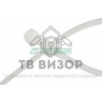 Стяжка
 Хомут под винт nylon 3.5 х 100 мм 100шт белый  REXANT (07-0104)-0