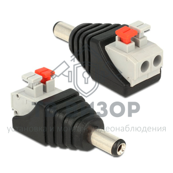 Коннектор
 РАЗЪЕМ TS DC штекер питания с клеммной колодкой, самозажим-1