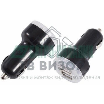 Автозарядка в прикуриватель 2хUSB с индикацией АЗУ 
 Автозарядка в прикуриватель 2хUSB с индикацией АЗУ-0