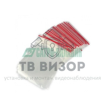 Пакет
 Пакеты с замком типа «Zip Lock» ПВД 15х22 см, 35мкм, (100 шт/уп) (09-7015)-1