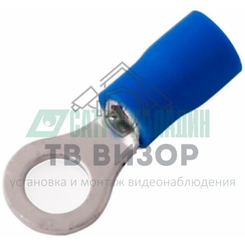 Наконечник
 НАКОНЕЧНИК КОЛЬЦЕВОЙ изолированный (НКИ  ø6.5мм)  1.5-2.5мм²  (VR2-6)  REXANT (08-0035)-0