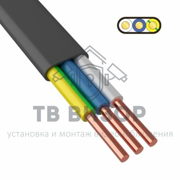 Кабель
 Кабель ВВГ-Пнг(А) 3x2,5 мм² ГОСТ (Промэл) (01-8212-3) 100м-0