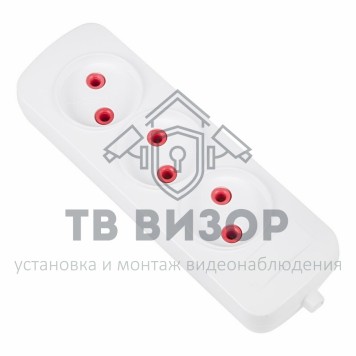 Колодка электрическая
 Колодка 3 гнезда без заземления «Эконом» (11-8711)-0