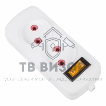 Колодка электрическая
 Колодка 2 гнезда с кнопкой «Эконом» (11-8710)-0