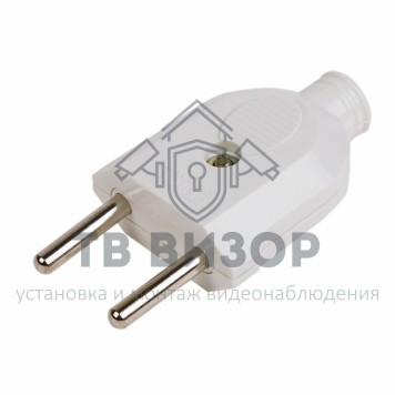 Вилка сетевая
 Вилка прямая б/з белая 10 А PROCONNECT (11-8533)-0