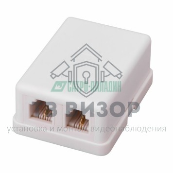 Розетка телефонная
 Телефонная розетка - 2 6P-2C  PROCONNECT (03-0002-4)-0