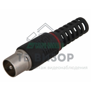 Коннектор
 РАЗЪЁМ  штекер  TV  без пайки  Черный  PROCONNECT (05-2042-2)-0