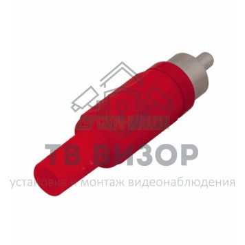 Коннектор
 Разъем штекер RCA красный пайка REXANT (14-0403)-2