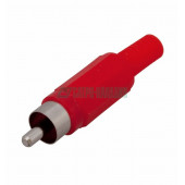 Коннектор
 Разъем штекер RCA красный пайка REXANT (14-0403)
