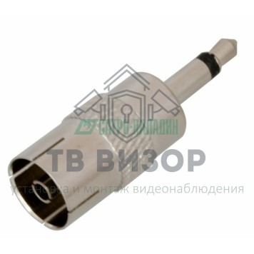 Переходник
 ПЕРЕХОД  штекер 3.5мм mono - гнездо TV  REXANT (05-2304) Переходник
 ПЕРЕХОД  штекер 3.5мм mono - гнездо TV  REXANT (05-2304)-0