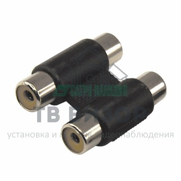 Переходник
 ПЕРЕХОДНИК  2 гнезда RCA - 2 гнезда RCA  (бинокль)  REXANT (14-0433)-0