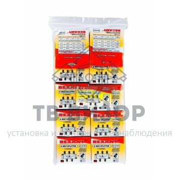 Делитель
 ДЕЛИТЕЛЬ ТВ х 4 + 5шт. F 