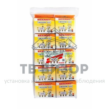 Делитель
 ДЕЛИТЕЛЬ ТВ х 3 + 4шт. F 