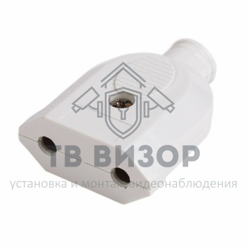 Вилка сетевая
 Розетка переносная б/з белая 10А PROCONNECT (11-8534)-0