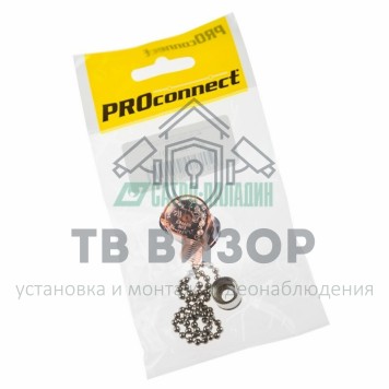Выключатель
 Выключатель для настенного светильника с цепочкой 270 мм,  silver  PROCONNECT (ПАКЕТ БОБ) 1 шт (32-0101-9)-0