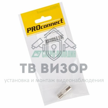 Переходник
 ПЕРЕХОД  гн F - шт TV  PROCONNECT (ПАКЕТ БОБ) 1 шт (05-4303-4-7) Переходник
 ПЕРЕХОД  гн F - шт TV  PROCONNECT (ПАКЕТ БОБ) 1 шт (05-4303-4-7)-0