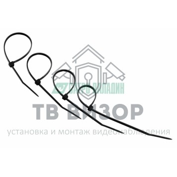 Стяжка
 Хомут nylon 150 х 3.0 мм 25шт черный REXANT (07-0151-25)-0