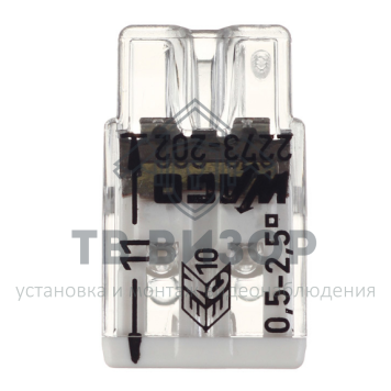 Клемма
 2273-202 ∙ Экcпресс-клемма, 2-проводная до 2,5 мм² WAGO (07-5131)-1