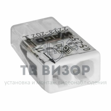 Клемма
 2273-242 ∙ Экcпресс-клемма с пастой, 2-проводная до 2,5 мм² WAGO (07-5141)-1