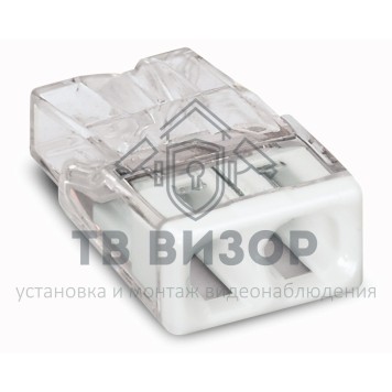 Клемма
 2273-242 ∙ Экcпресс-клемма с пастой, 2-проводная до 2,5 мм² WAGO (07-5141)-0