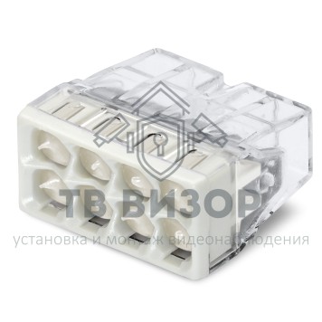 Клемма
 2273-248 ∙ Экcпресс-клемма с пастой, 8-проводная до 2,5 мм WAGO (07-5145)-0