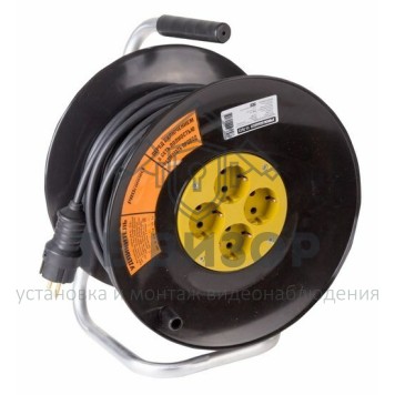 Удлинитель
 Удлинитель силовой на катушке 4 гнезда с/з 30 м, 3х2,5мм²,PROFESSIONAL PROCONNECT (11-7613)-0