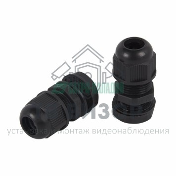 Кабельный ввод
 Кабельный ввод MG-16 (10-6мм) черный (07-8116-1)-0