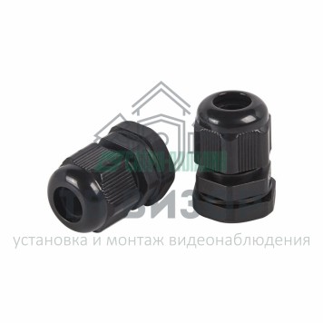 Кабельный ввод
 Кабельный ввод PG-11 (5-10 мм) черный (07-8011-1)-0