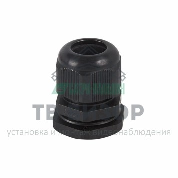 Кабельный ввод
 Кабельный ввод PG-16 (10-14 мм) черный (07-8016-1)-0