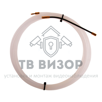 Протяжка
 Протяжка кабельная (мини УЗК в бухте), 5м, нейлон, d=3мм, латунный наконечник, заглушка (47-1005-1)-0