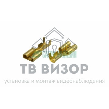 Клемма
 КЛЕММА ПЛОСКАЯ (КП гнездо - 7.7мм)  1-1.5мм²  (DJ622-D6.3B)  REXANT (08-0912)-0