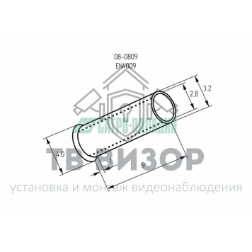 Наконечник
 НАКОНЕЧНИК ШТЫРЕВОЙ ВТУЛОЧНЫЙ (НШВ  L-9мм)  4мм²  (EN4009)  REXANT (08-0809)-1
