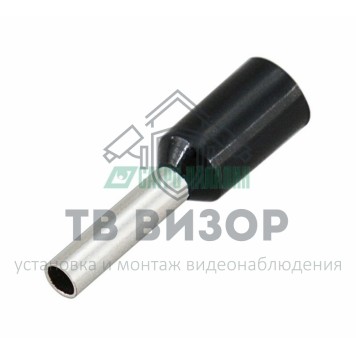 Наконечник
 НАКОНЕЧНИК ШТЫРЕВОЙ ВТУЛОЧНЫЙ изолированный (НШВИ  F-8мм)  1.5мм²  (СЕ015008black)  черный  REXANT (08-0814)-0