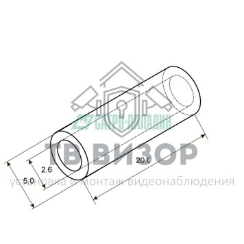 Гильза
 Гильза кабельная ГМЛ 2.5  (07-5351)-1