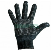 Перчатки
 Перчатки полушерстяные с покрытием ПВХ (Зима) черные, 7 нитей, 75-77 гр. (09-0211)