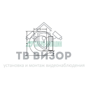 Такелаж
 Рым-гайка DIN 582, М8 (09-5638)-1