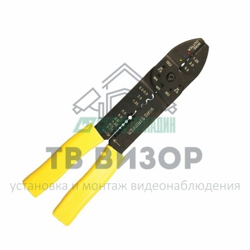 
 Кримпер для обжима наконечников и зачистки проводов  (ht-204)  REXANT (12-3033)-0